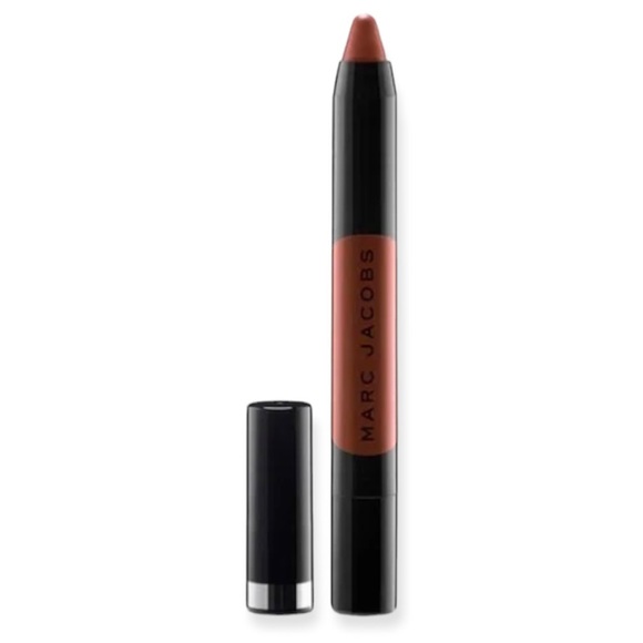 MARC JACOBS Le Marc Liquid Lip Crayon 370 Burn Notice Lipstick Lip Color - Picture 10 of 13